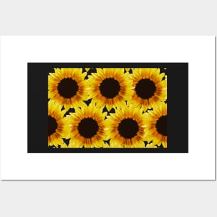 Sunflower 1 Tile (Simple) Posters and Art